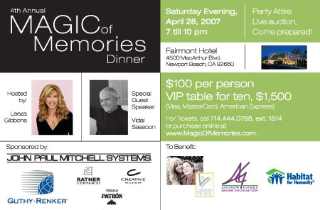 Magic of Memories Invitation