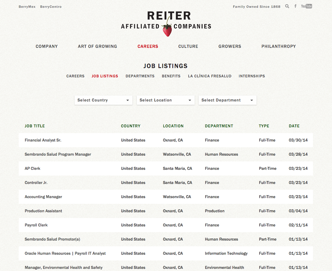 Job Listings | Reiter Affiliated Companies