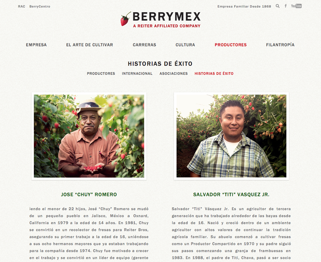 Historias de Éxito | BerryMex