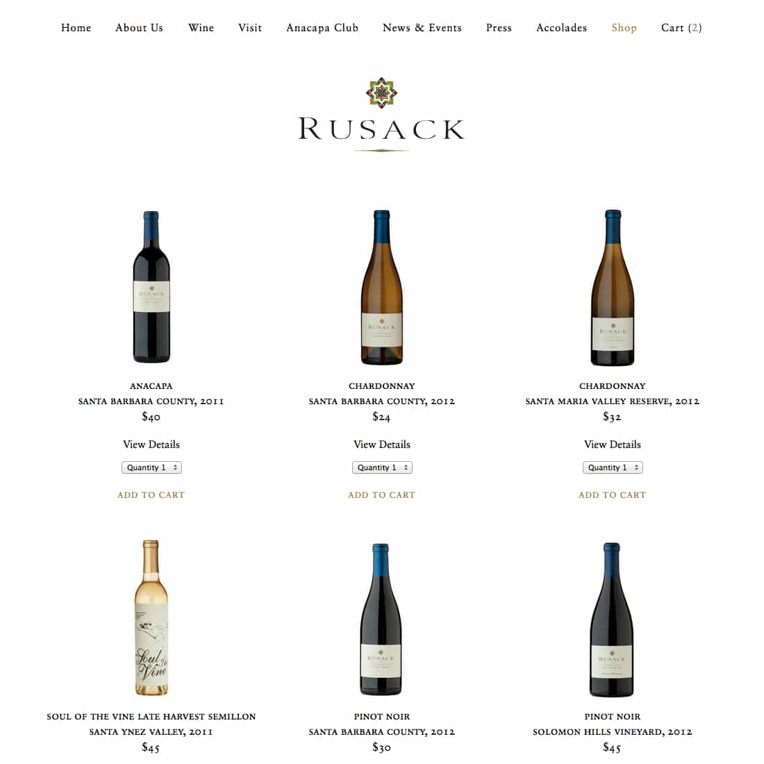 Wine – Rusack